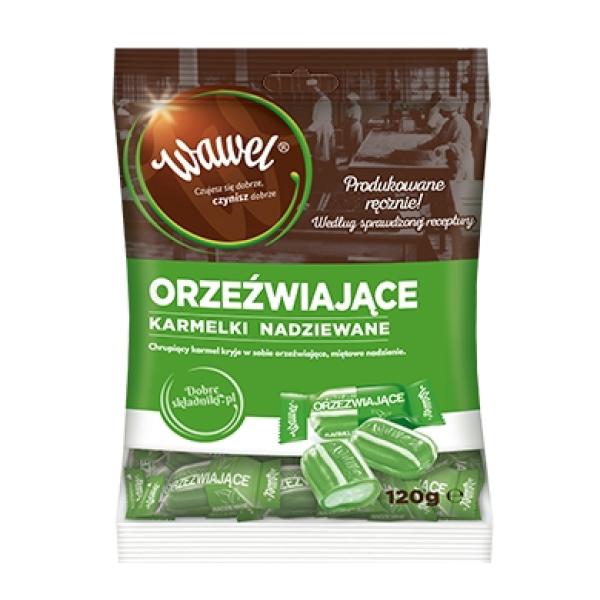 Wawel Orzezwiajace Karmelki nadziewane 105 g