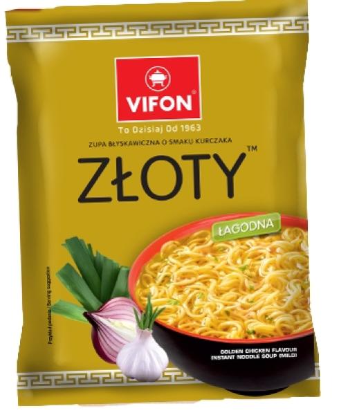 Vifon zupa blyskawiczna w proszku kurczak zloty lagodna