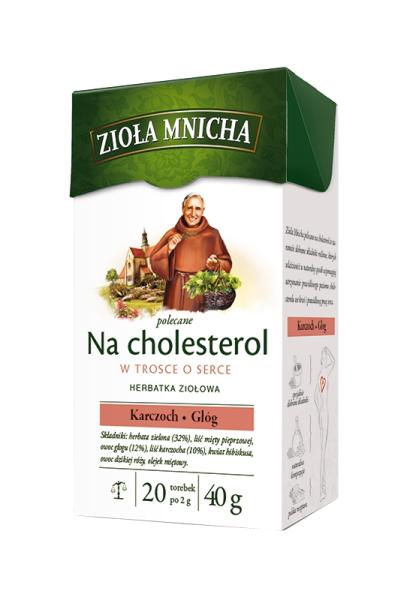 Big-Active Ziola Mnicha Na cholesterol Suplement diety Herbatka ziolowa 40 g (20 torebek)