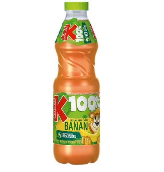 Kubus 100% Saft Banane Apfel Pfirsich Karotte 850ml