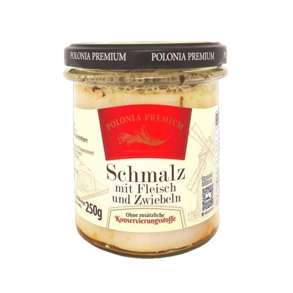 Schmalz mit Fleisch und Zwiebeln 250 g vom Polonia Premium