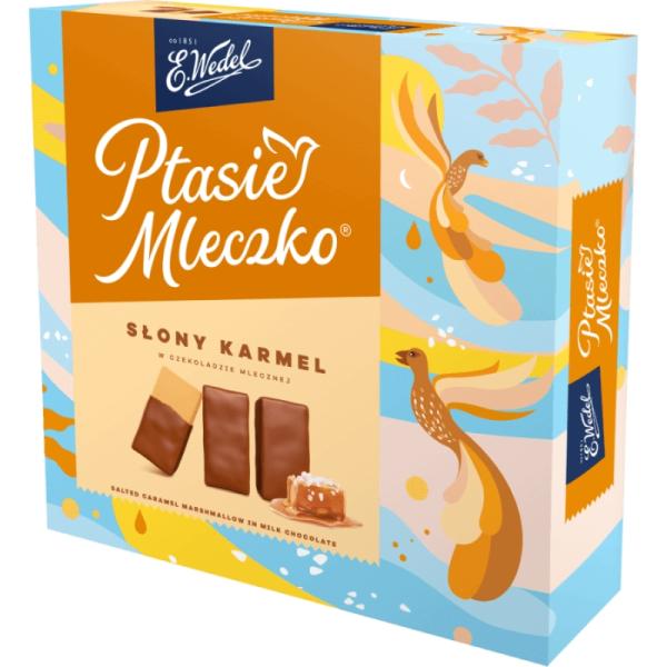 Wedel Vogelmilch Salz Karamell / Ptasie mleczko Slony karmel 340g