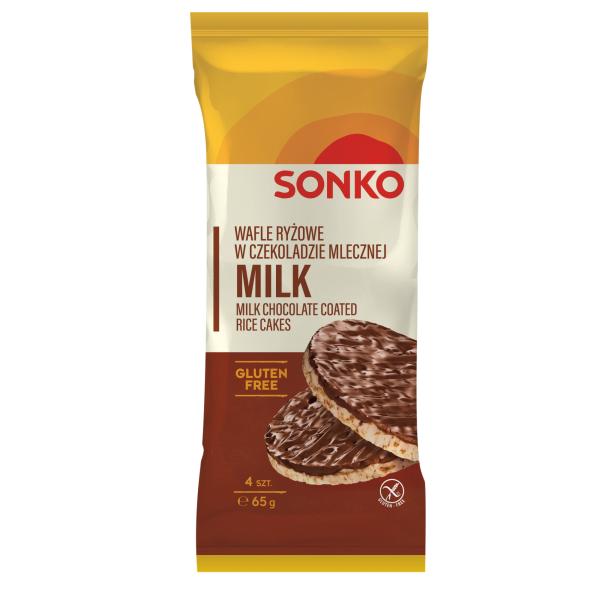 Sonko Reiswaffeln Milch Schokolade 65g