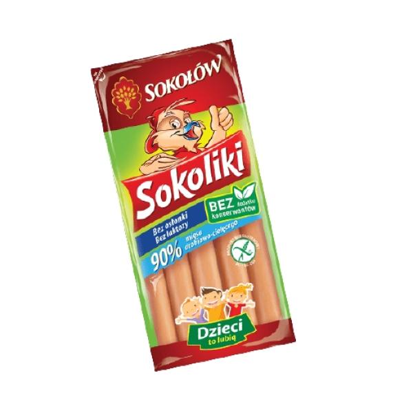 Sokolow Sokoliki Geflügel und Kalbswürstchen 140g