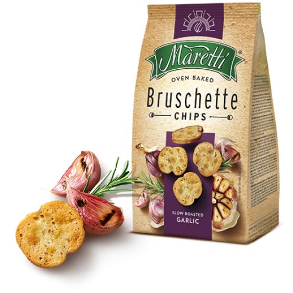 Maretti Bruschette Brotchips mit Knoblauch Geschmack 70 g