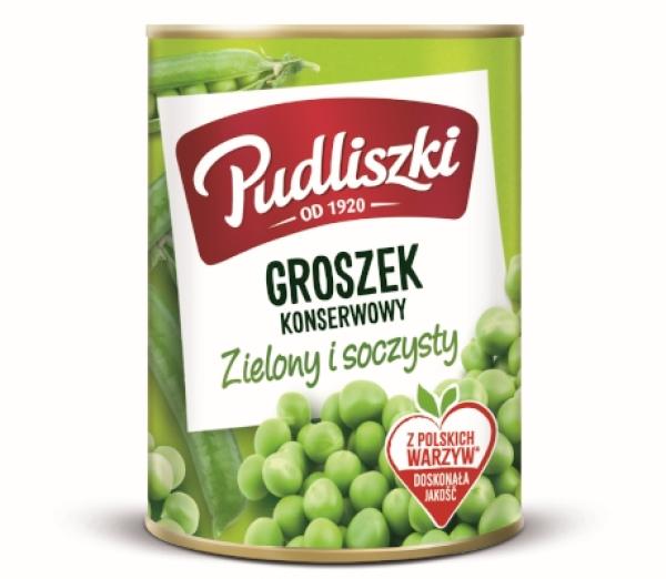 Pudliszki groszek konserwowy 400 g