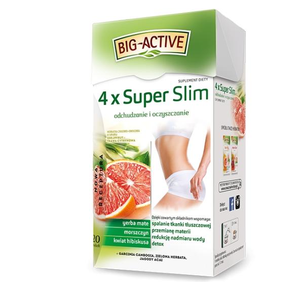 BIG ACTIVE Tee 4 x Super Slim 20 Beutel