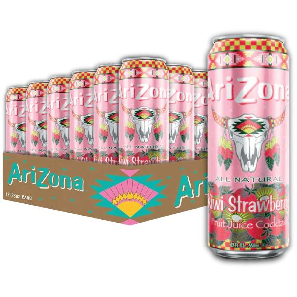 24 x Arizona Kiwi Erdbeere 650ml