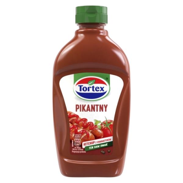 Tortex Ketchup Scharf in einer Spenderflasche 470 g