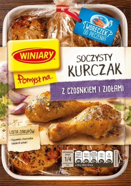 WINIARY POMYSL NA... saftiges Hähnchen mit Knoblauch und Kräutern