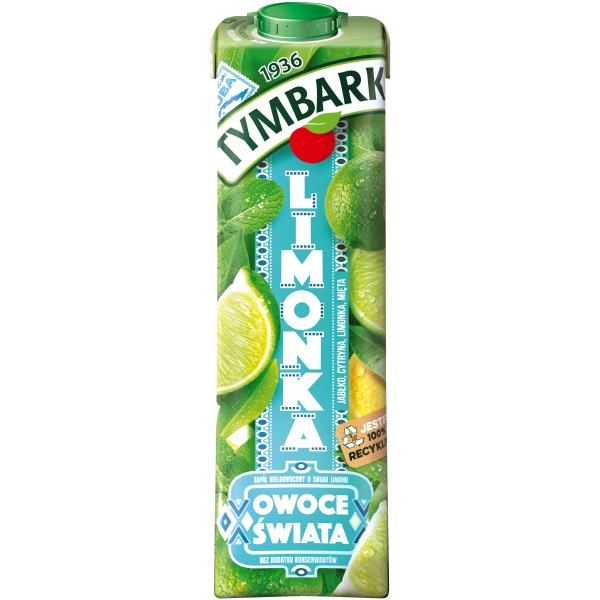 Tymbark Limette Multifrucht-Getränk 1L