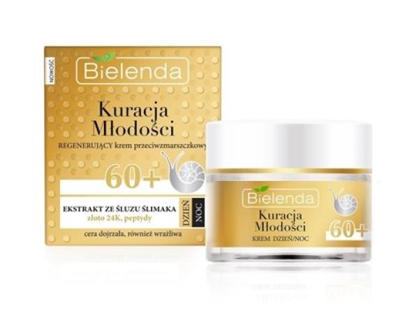 Bielenda KURACJA MLODOSCI Krem ze sluzem slimaka 60+ 50ml