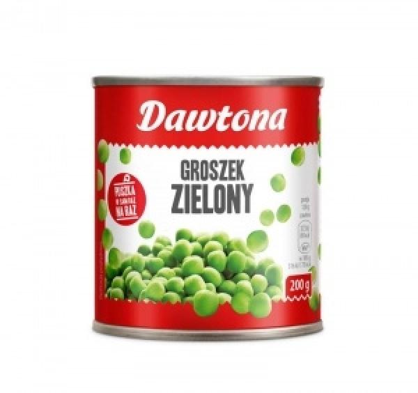 Dawtona grüne Erbsen 400 g