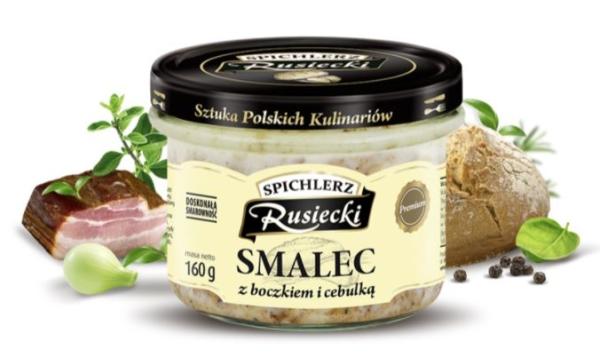 Spichlerz Rusiecki smalec z boczkiem i cebulka 160 g