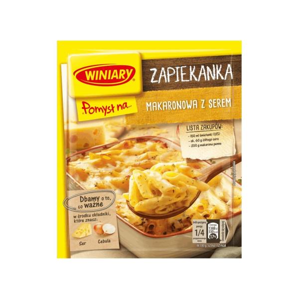 Winiary Pomysl na zapiekanke makaronowa z serem 47g