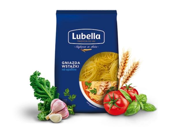 Lubella Makaron Gniazda Wstazki 400g