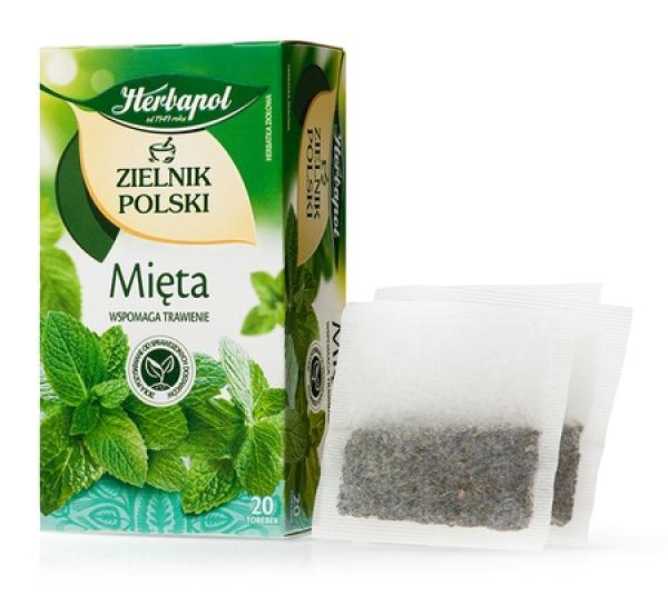 Herbapol Zielnik Polski Mieta herbatka ziolowa 40g (20 saszetek)