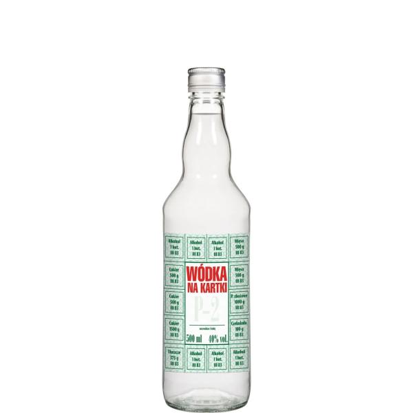 Polnische Wodka rote Karte 0,5L 40% Alk. 