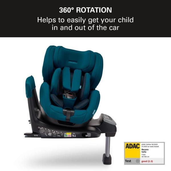 Recaro Reboarder-Kindersitz Salia i-Size - Select - Teal Green