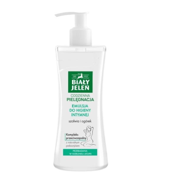 Bialy Jelen Emulsion für die Intimhygiene mit Salbei und Gurke 265ml