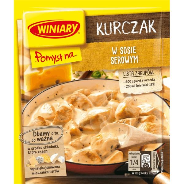 Winiary Idee für Hähnchen in Käsesauce 28 g