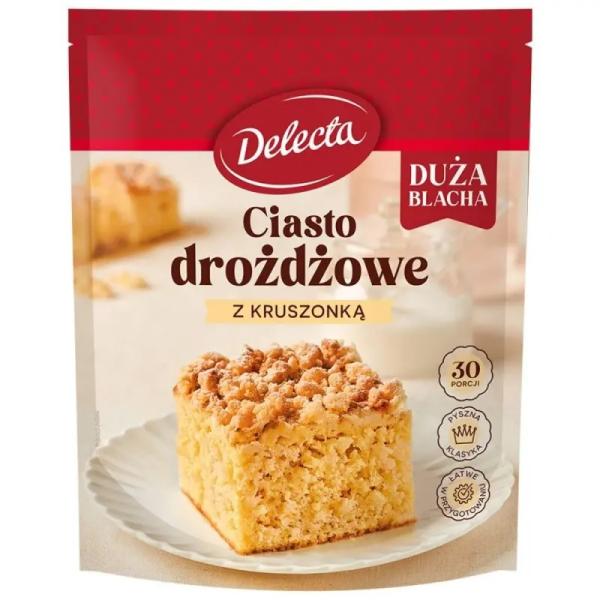 Delecta Hefekuchen Kuchen großes Blech 600g