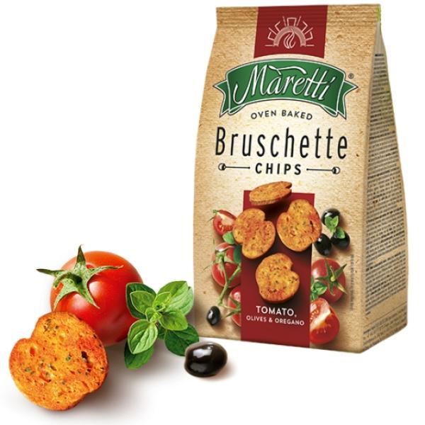 Maretti Bruschette mit Tomaten Oliven Oregano 70g