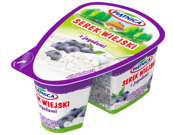 Piatnica Serek wiejski z jagodami 150 g