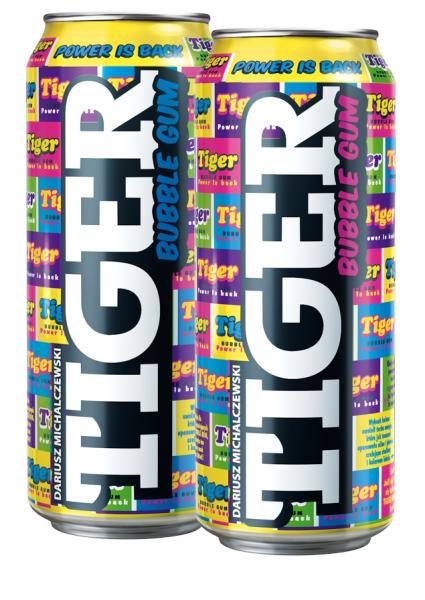 Tiger napój energetyczny Bubble Gum 500 ml