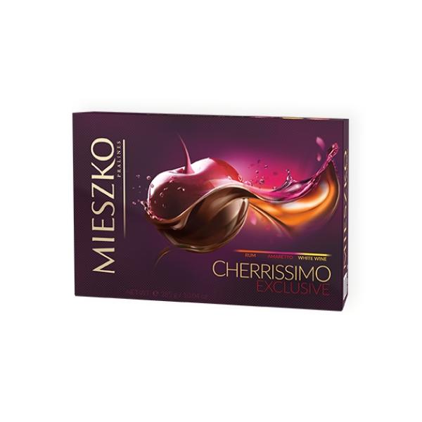 Mieszko Cherrissimo Exclusive Pralinen Kirschen in Spirituosen 285g