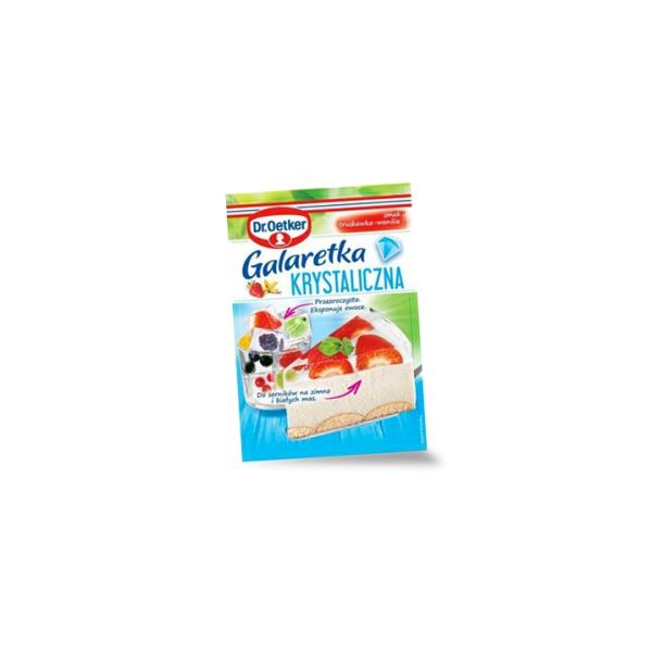 Dr. Oetker Galaretka Krystaliczna truskawkowo waniliowa 77g