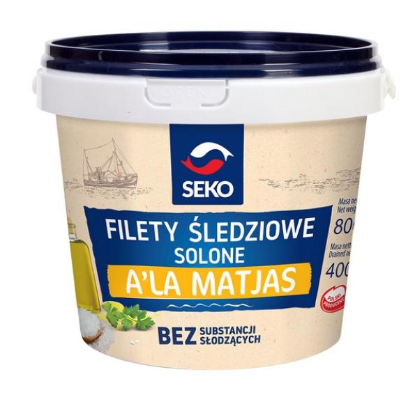 Seko Heringsfilets a'la Matjas gesalzen 800 g