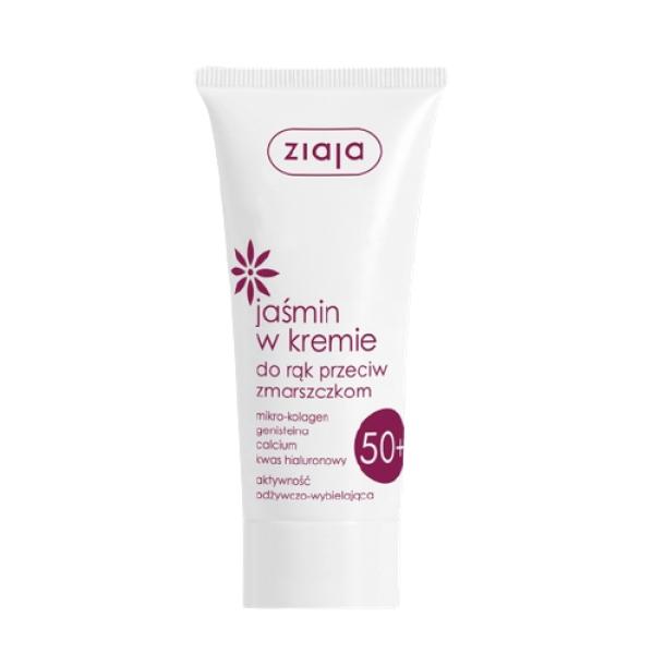 Ziaja jasmin w kremie do rak przeciw zmarszczkom 50+ , 50ml