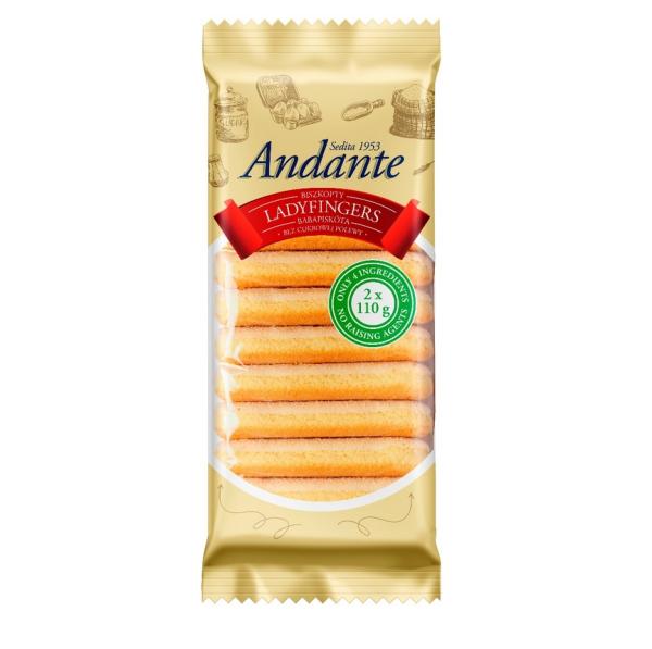 Andante Biskuit Löffelbiskuits 220 g (2 x 110 g)