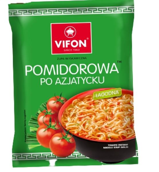 Vifon zupa blyskawiczna w proszku pomidorowa z makaronem