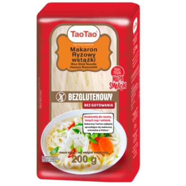 Tao Tao Makaron ryzowy wstazki 200 g