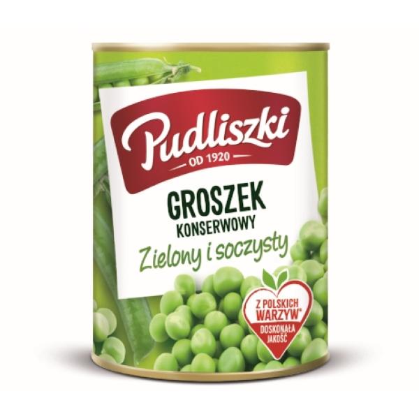 Pudliszki groszek konserwowy 400 g