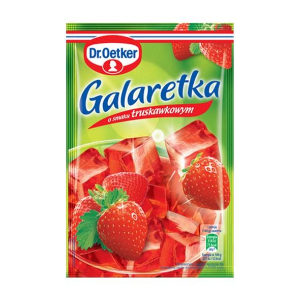 Dr. Oetker Galaretka o smaku truskawkowym 77g