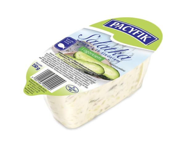 Pacyfik Salatka sledziowa z ogórkiem 150 g