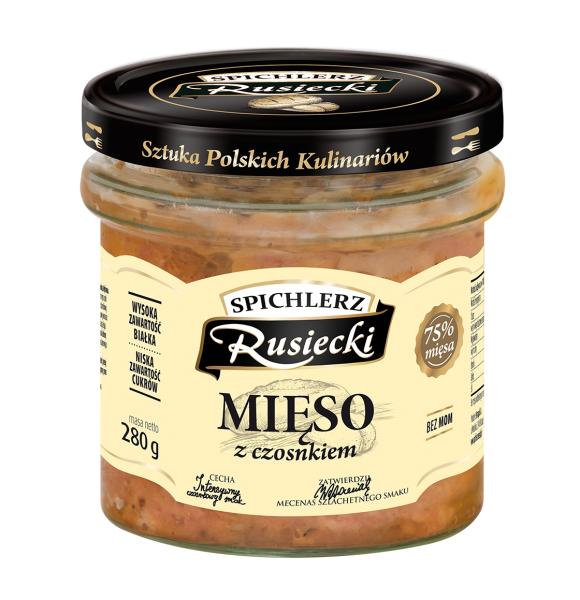 Spichlerz Rusiecki Mieso z czosnkiem 280g