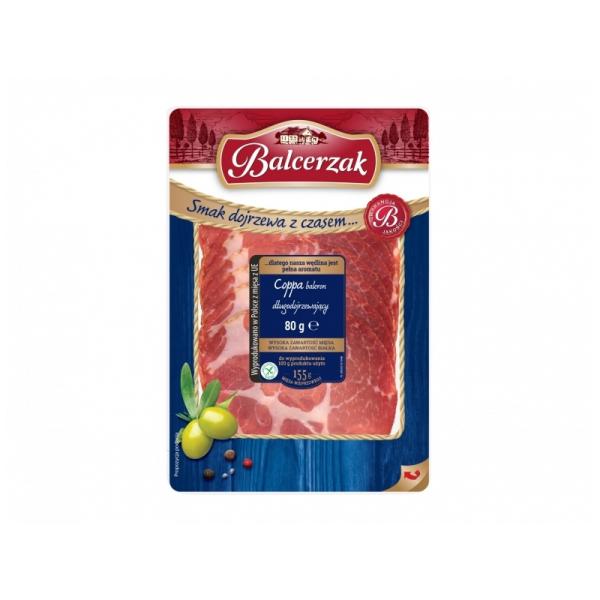 Balcerzak Coppa baleron dlugo dojrzewajacy 80 g