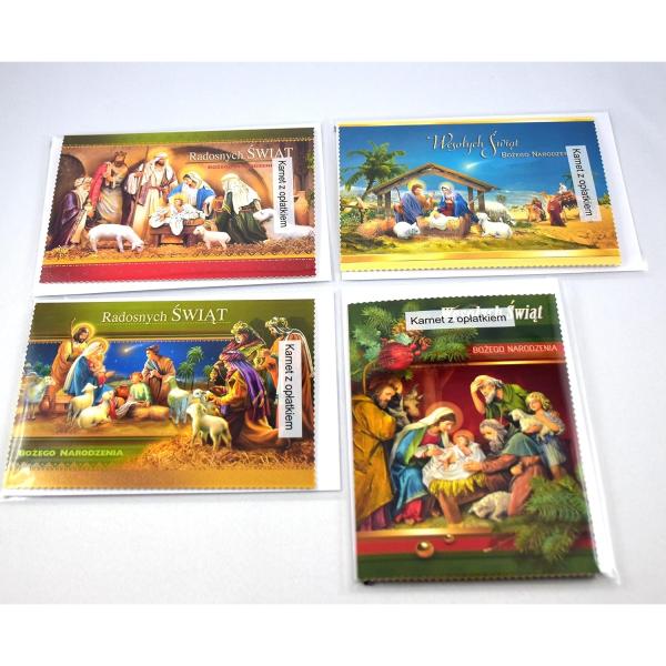 4 x Weihnachtskarten