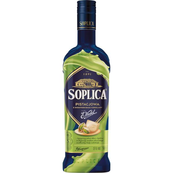 Soplica Pistacjowa z dodatkiem bialej czekolady 15% 0,5l