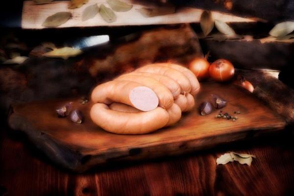 Wolarek Bockwurst mit Kalbfleisch ca. 800 g / auf Bestellung