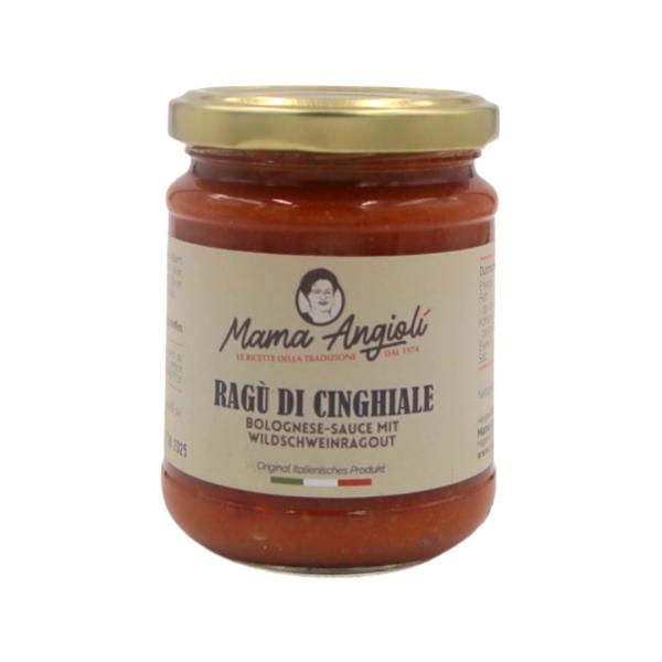 Mama Angioli Bolognese-Sauce mit Wildschweinragout / Ragù di Cinghiale 60% 180g