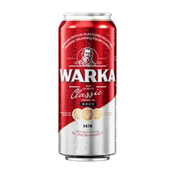 Warka Lagerbier 5,2%, 500ml