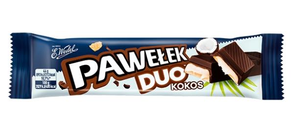 E. Wedel Pawelek DUO Kokos Schokolade 44 g