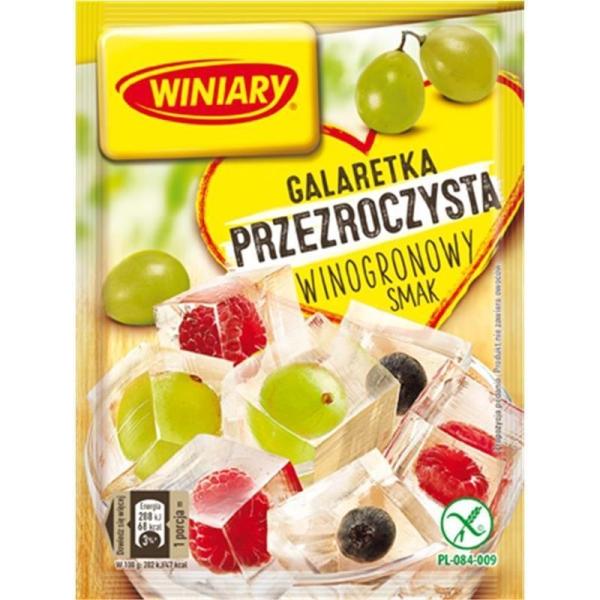 Galaretka przezroczysta Winogronowy smak Winiary 71 g
