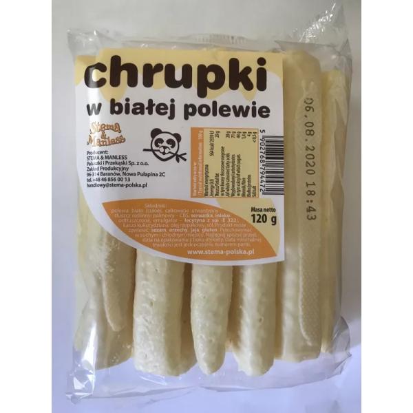 Stema Mais Stangen weiße Schokolade 120 g