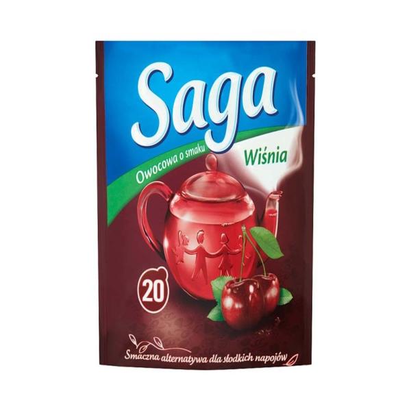 Saga Früchtetee Kirsch 34 g (20 Beutel)